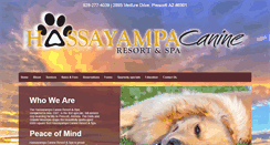 Desktop Screenshot of hassayampacanine.com