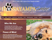Tablet Screenshot of hassayampacanine.com